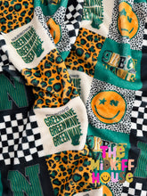 Load image into Gallery viewer, SALE! GREEN WAVE PATCHES BLANKET
