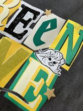 Load image into Gallery viewer, GREEN WAVE SCRAPBOOK TEE
