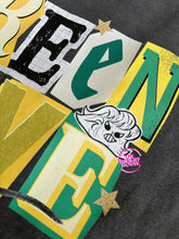 Load image into Gallery viewer, GREEN WAVE SCRAPBOOK TEE
