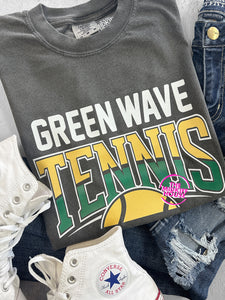 GREEN WAVE TENNIS TEE