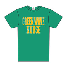 Load image into Gallery viewer, GREEN WAVE VARSITY NURSE TEE
