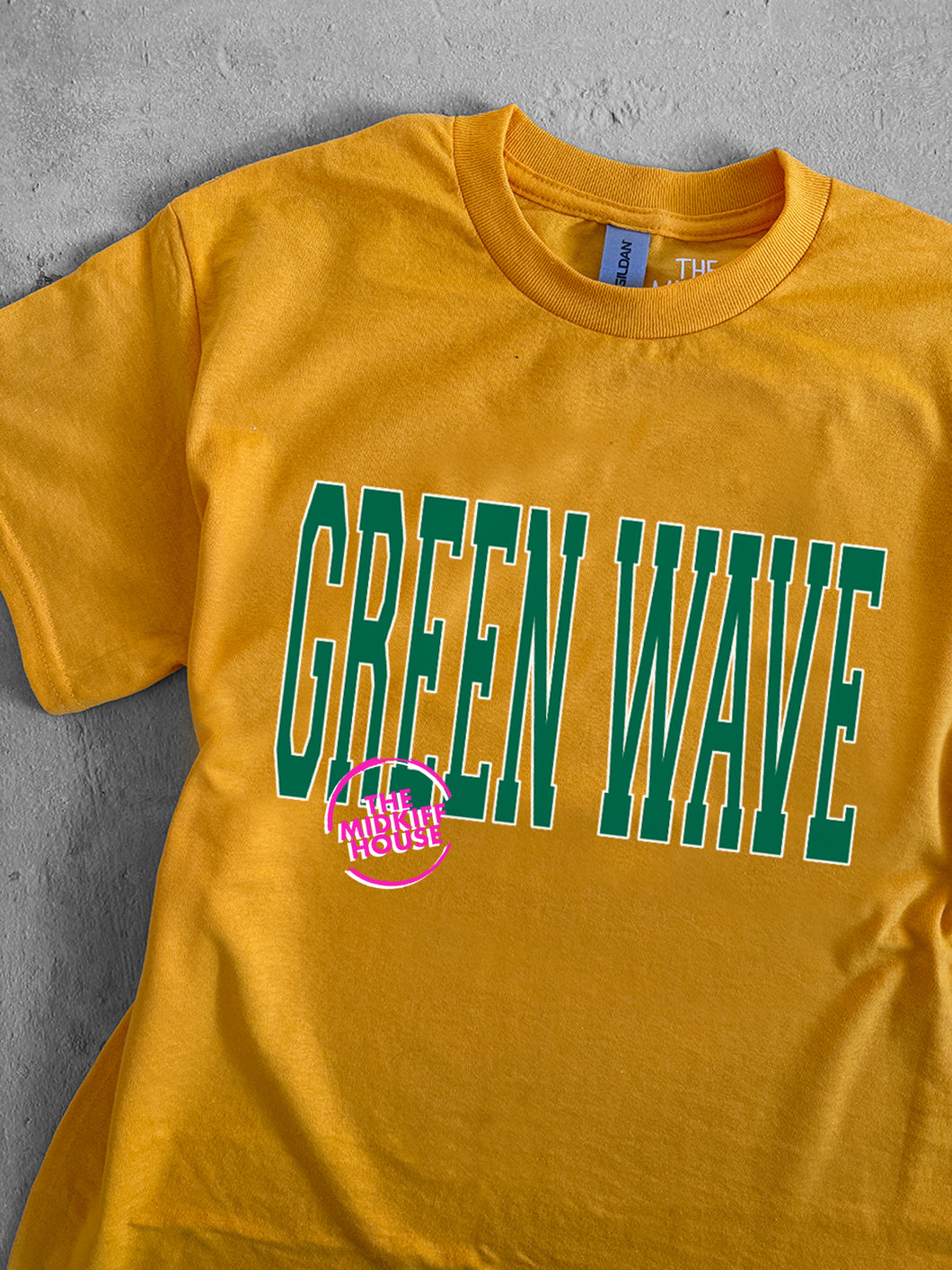 GREEN WAVE VARSITY TEE