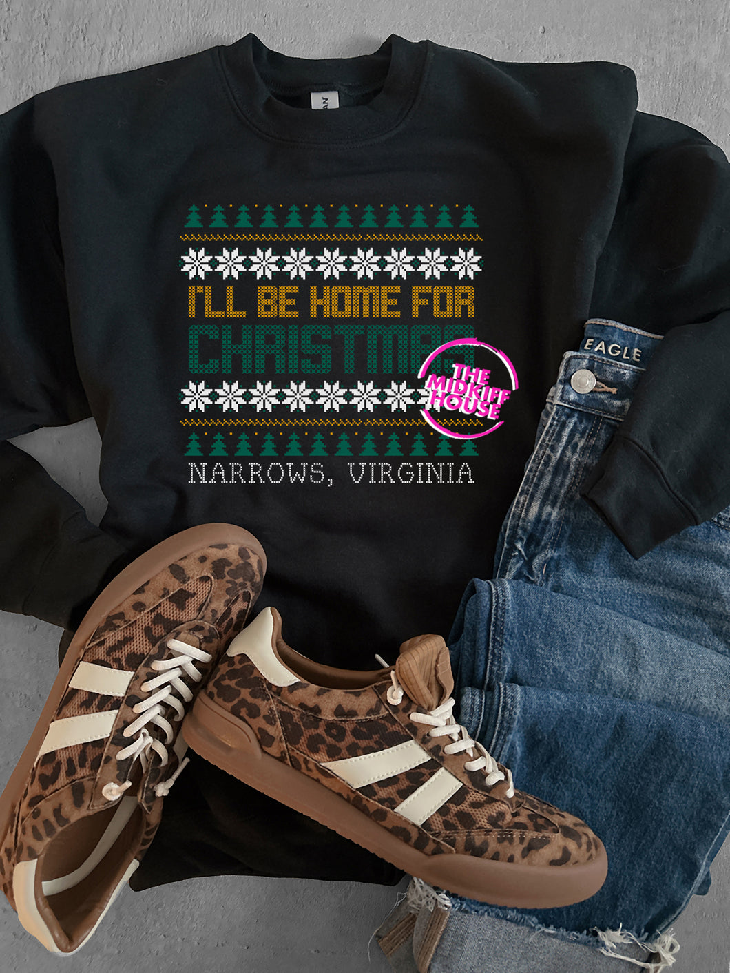 HOME FOR CHRISTMAS CREWNECK