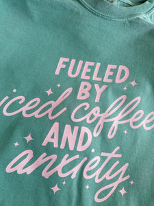 ICED COFFEE AND ANXIETY TEE