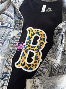 BRUINS LEOPARD LOGO TEE