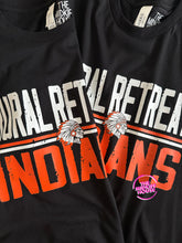 Load image into Gallery viewer, INDIANS RETRO BLOCK TEE

