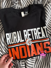 Load image into Gallery viewer, INDIANS RETRO BLOCK TEE
