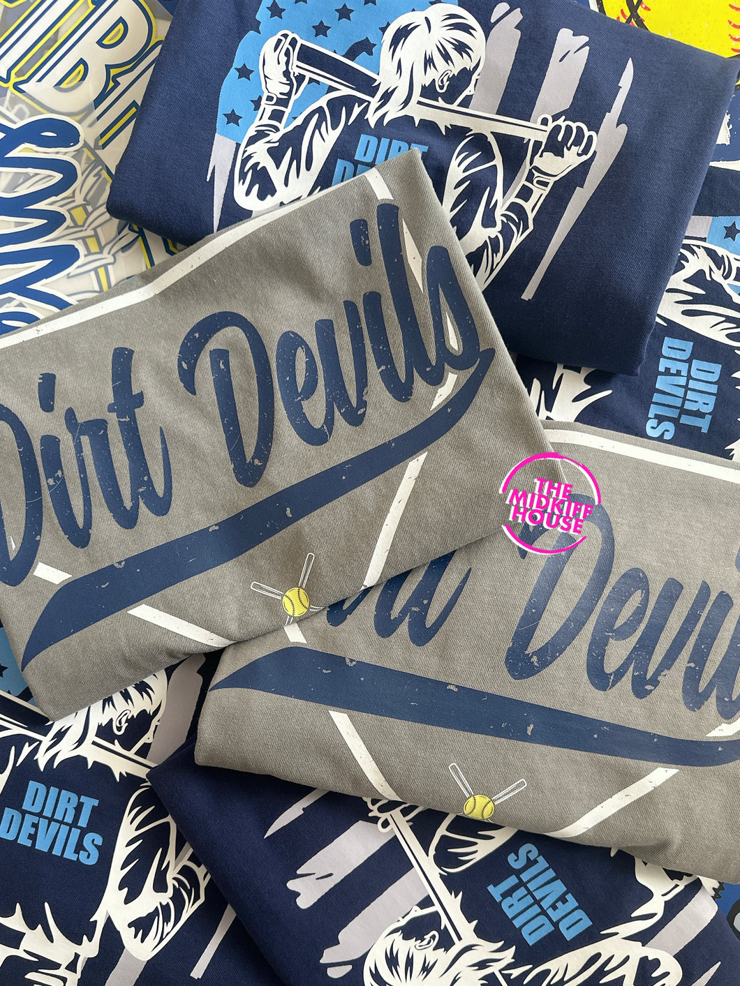 DIRT DEVILS VINTAGE PLATE TEE