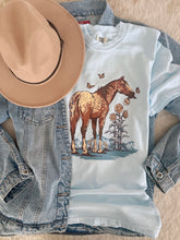 Load image into Gallery viewer, WILDFLOWERS AND WILD HORSES TEE
