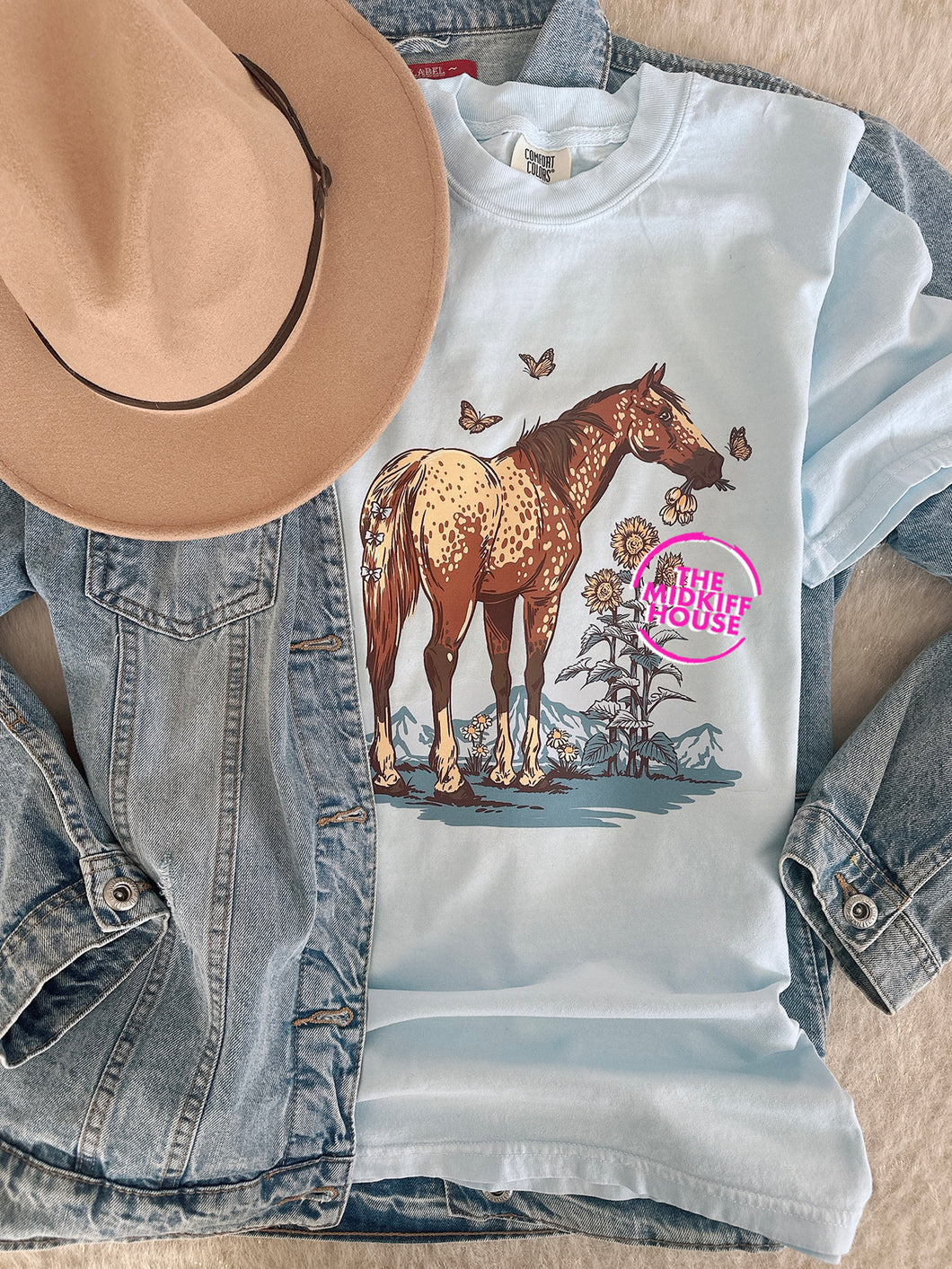 WILDFLOWERS AND WILD HORSES TEE