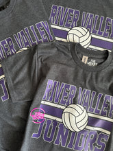 Load image into Gallery viewer, RVJ VOLLLEYBALL INKED LINES TEE
