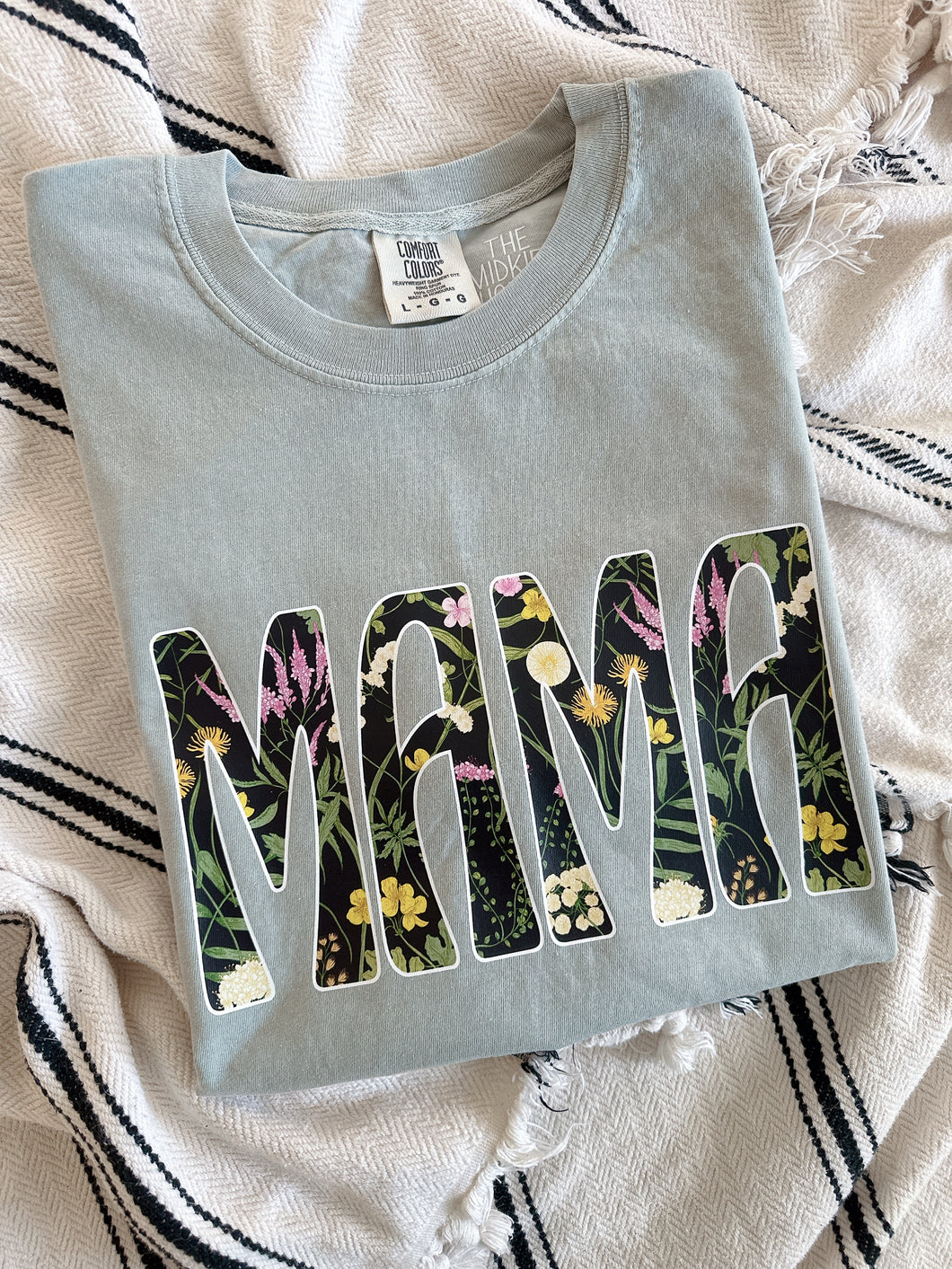 MAMA RETRO BOTANICAL TEE