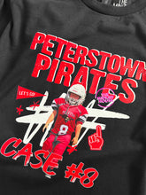 Load image into Gallery viewer, PIRATES CUSTOM FOOTBALL PLAYER PHOTO TEE
