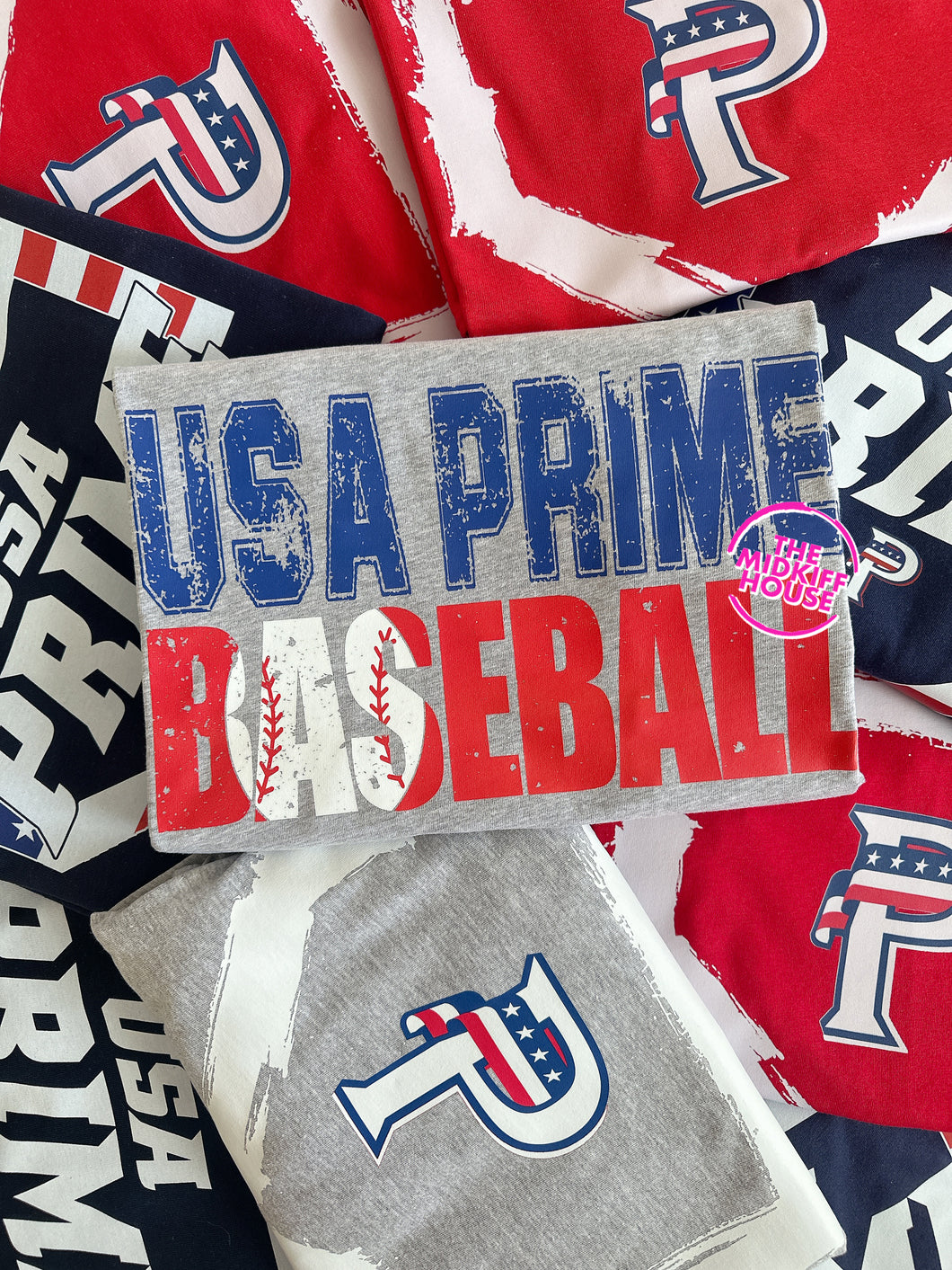 PRIME BASEBALL DISTRESSED TEE