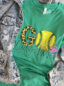 GO LADY WAVE SOFTBALL TEE