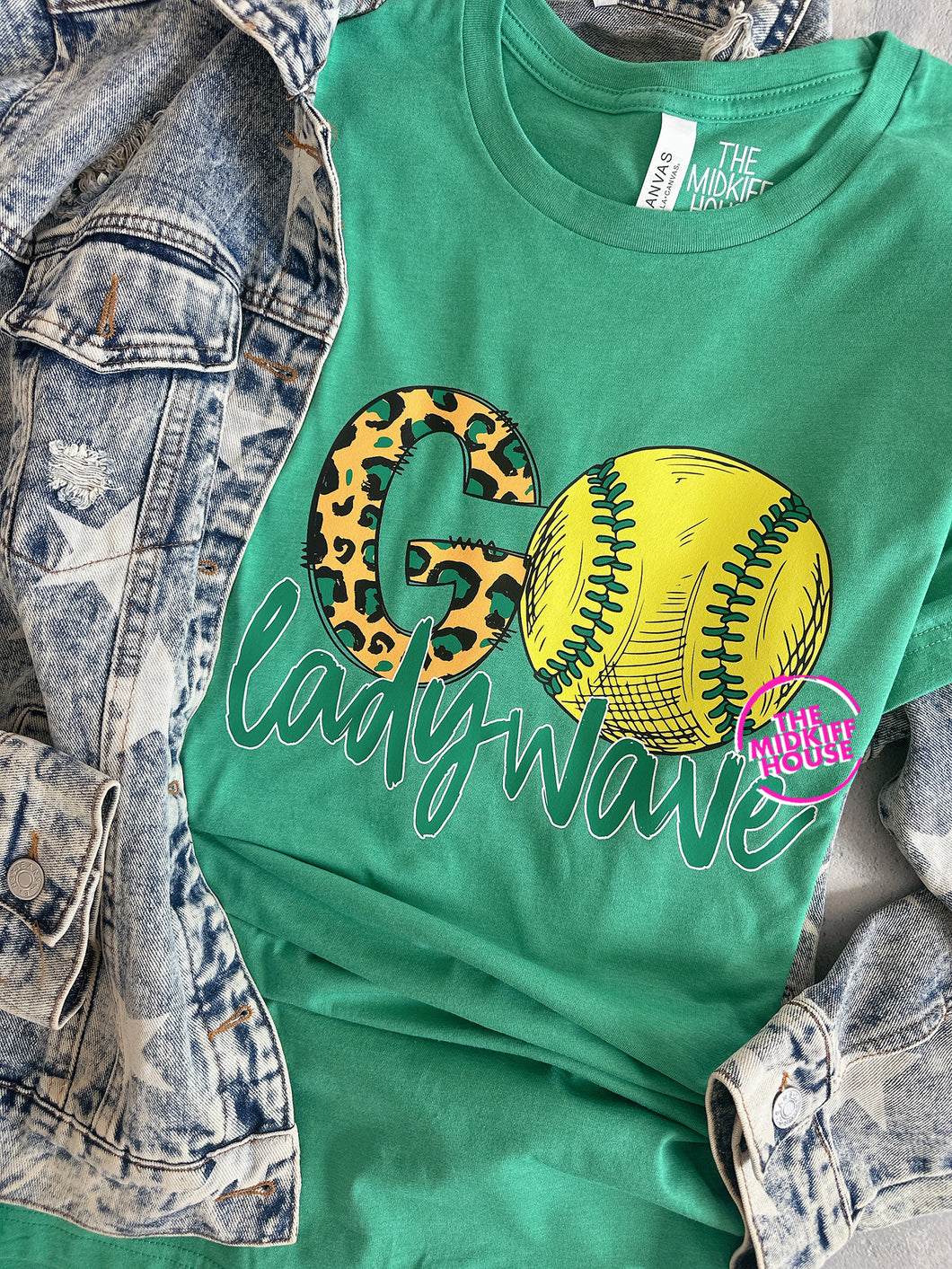 GO LADY WAVE SOFTBALL TEE