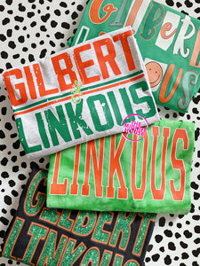 GILBERT LINKOUS RETRO BLOCK TEE