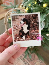Load image into Gallery viewer, WOOD PHOTO ORNAMENT
