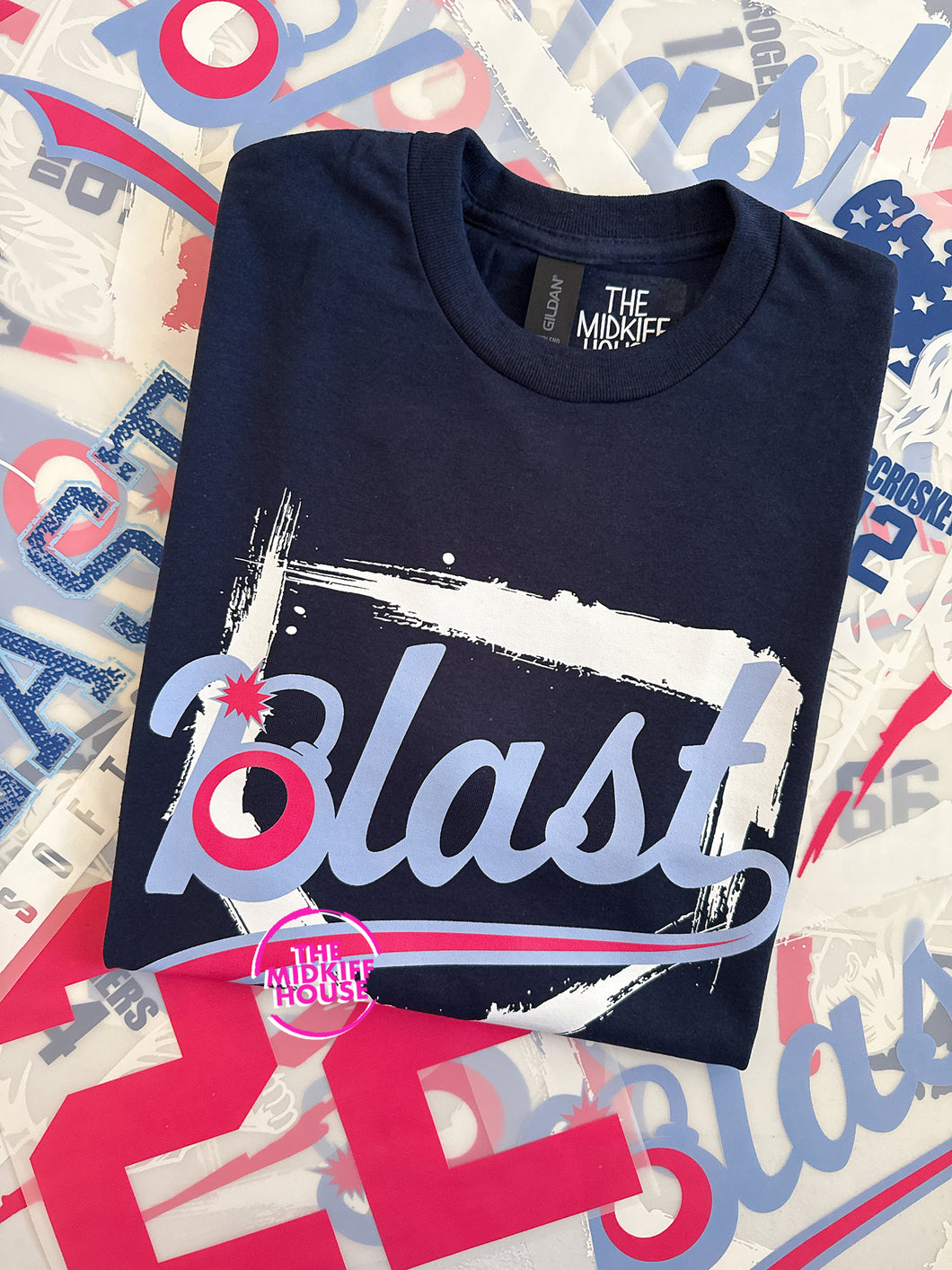 BLAST LOGO HOME PLATE TEE