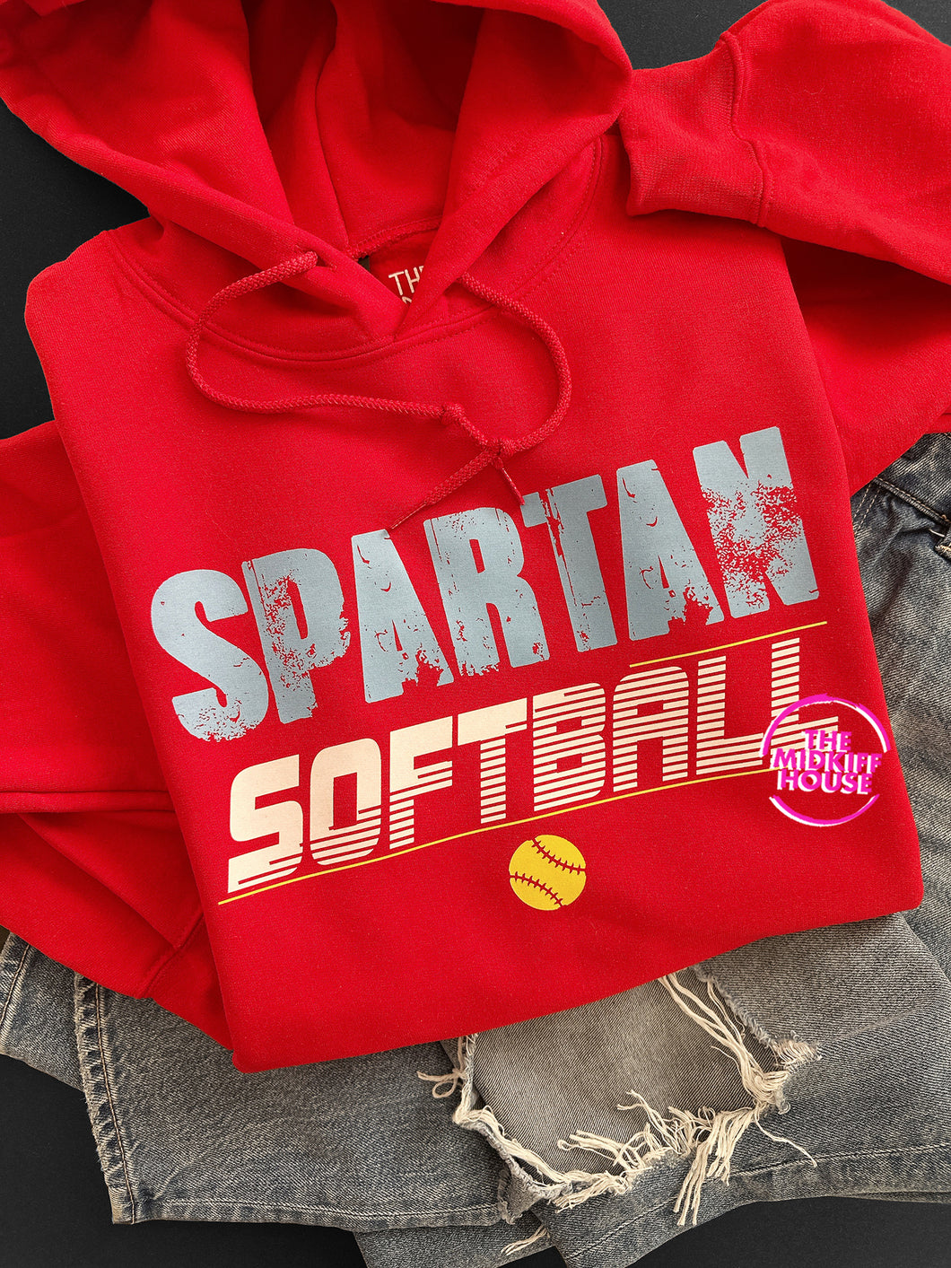 SPARTAN SOFTBALL MODERN LINES HOODIE