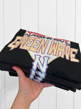 Load image into Gallery viewer, GREEN WAVE BASEBALL DRIP TEE
