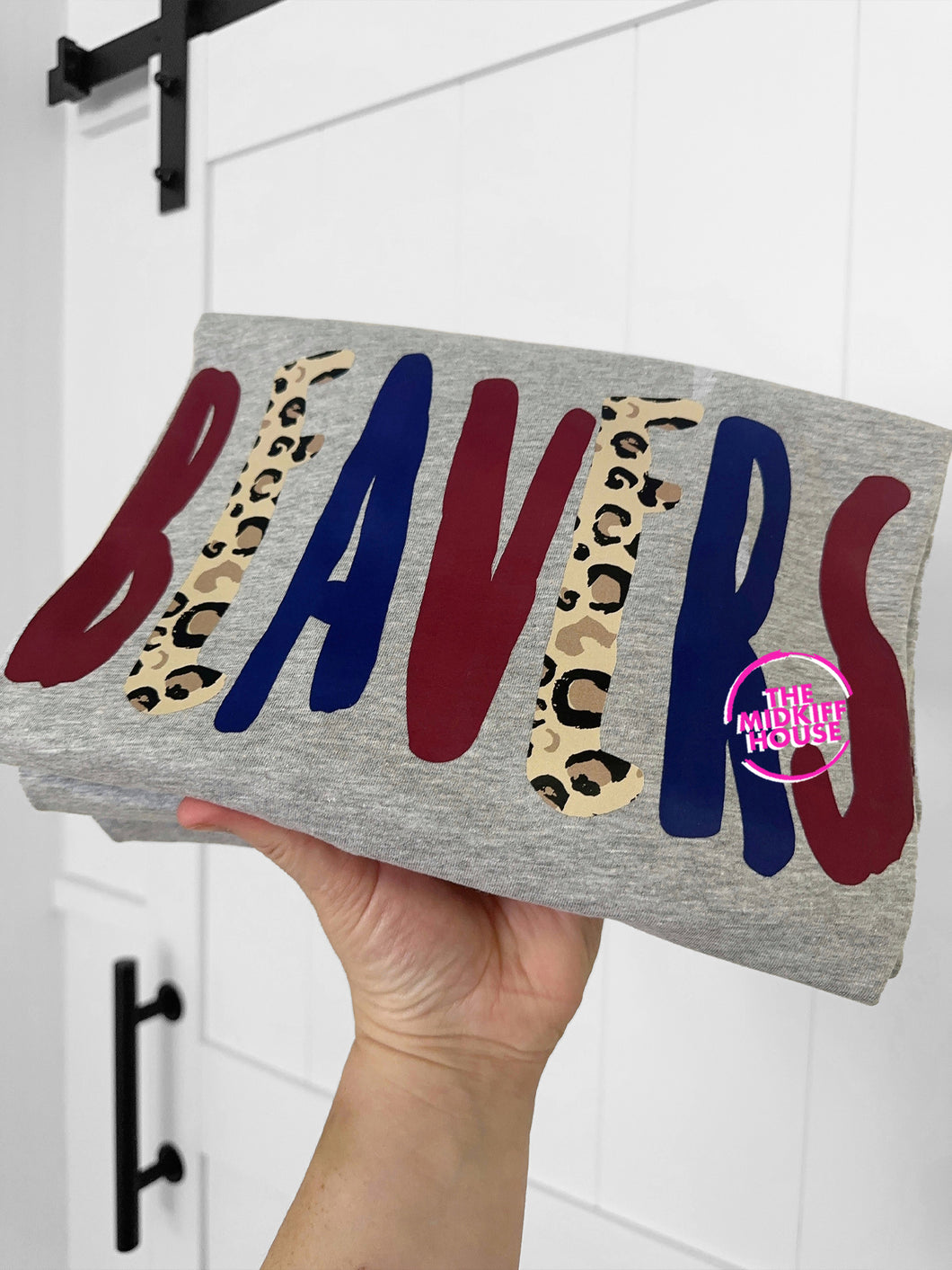 BEAVERS LEOPARD STAMP TEE