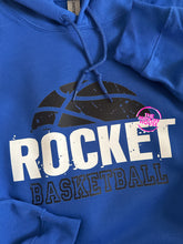 Load image into Gallery viewer, ROCKET BASKETBALL GRUNGE HOODIE
