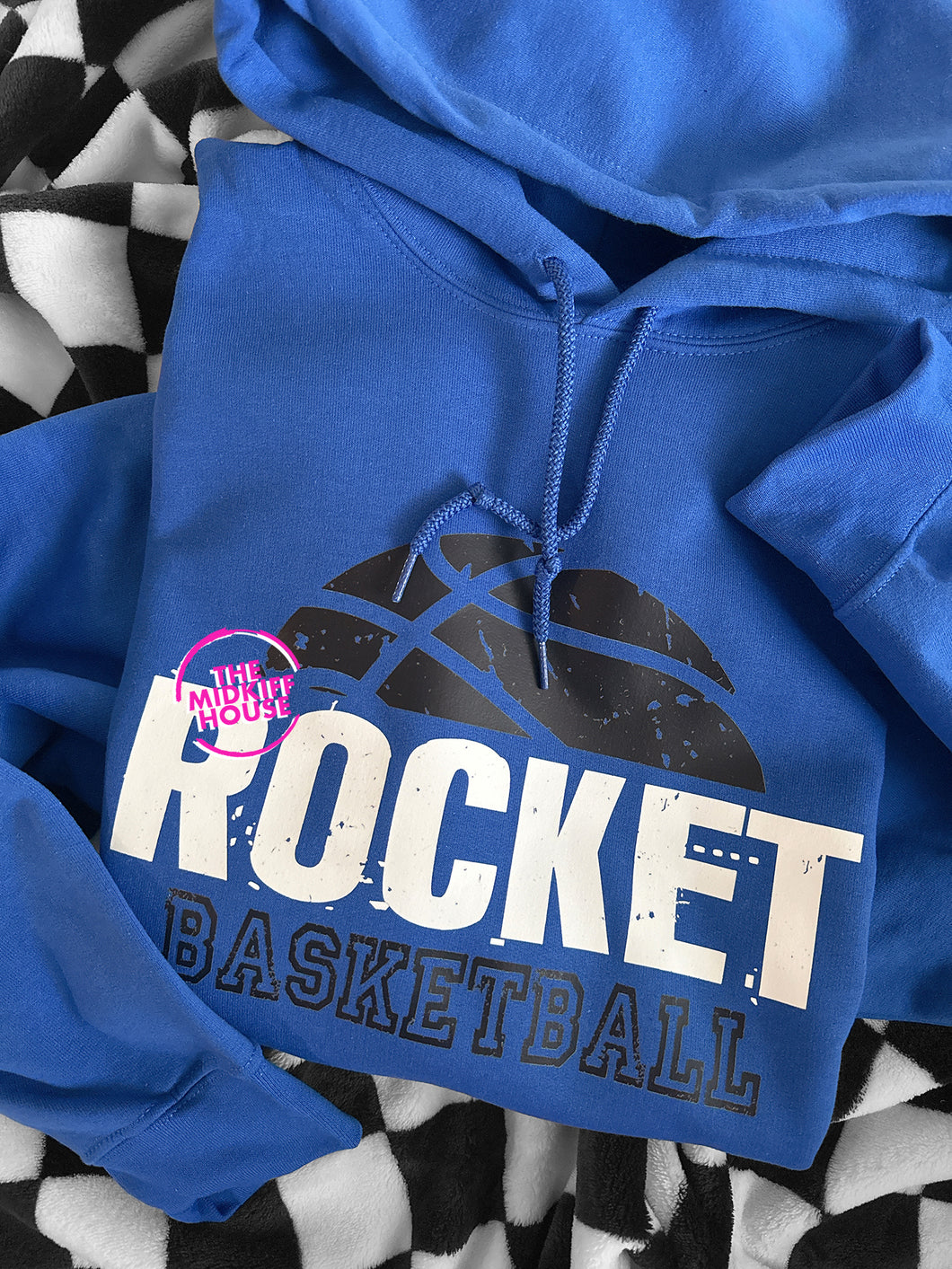 ROCKET BASKETBALL GRUNGE HOODIE