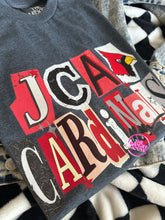 Load image into Gallery viewer, CARDINALS SCRAPBOOK TEE
