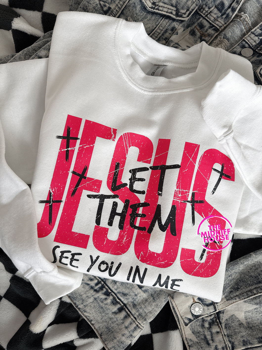 LET THEM SEE YOU PINK TEXT