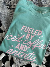 Load image into Gallery viewer, ICED COFFEE AND ANXIETY TEE
