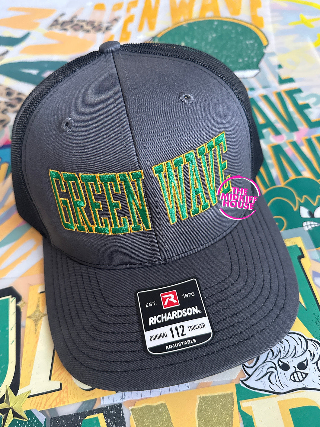 GREEN WAVE VARSITY HAT