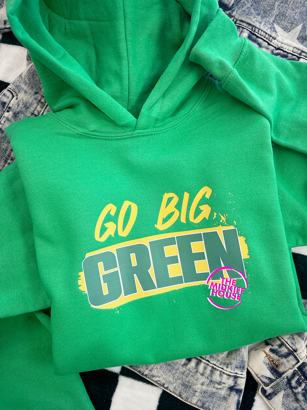 GO BIG GREEN HOODIE