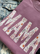 Load image into Gallery viewer, MAMA VARSITY FLORAL TEE
