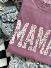 Load image into Gallery viewer, MAMA VARSITY FLORAL TEE
