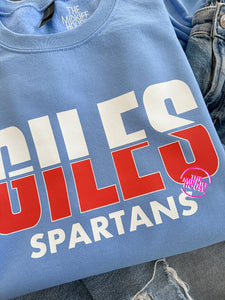 GILES MOD SPLIT CREWNECK