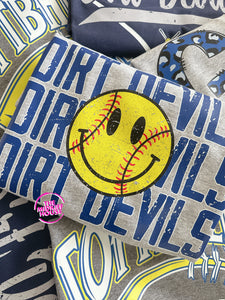 DIRT DEVILS RETRO SMILE TEE