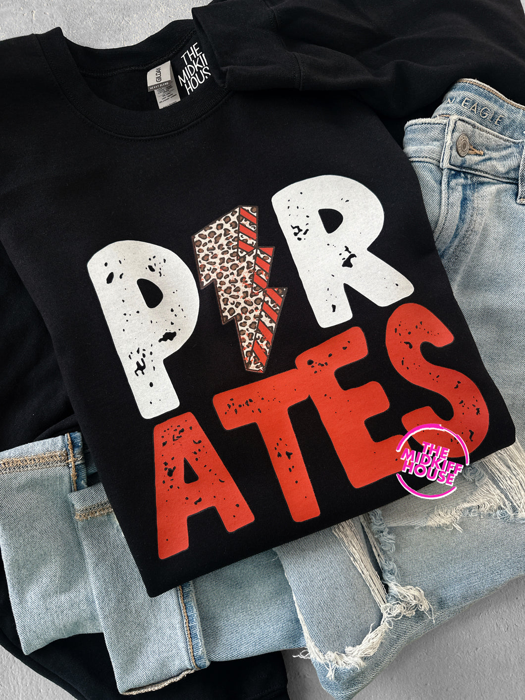PIRATE  LIGHTNING CREWNECK