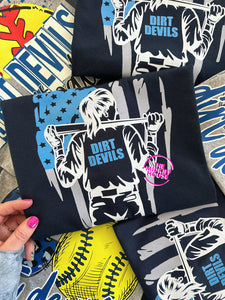 DIRT DEVILS PLAYER FLAG TEE