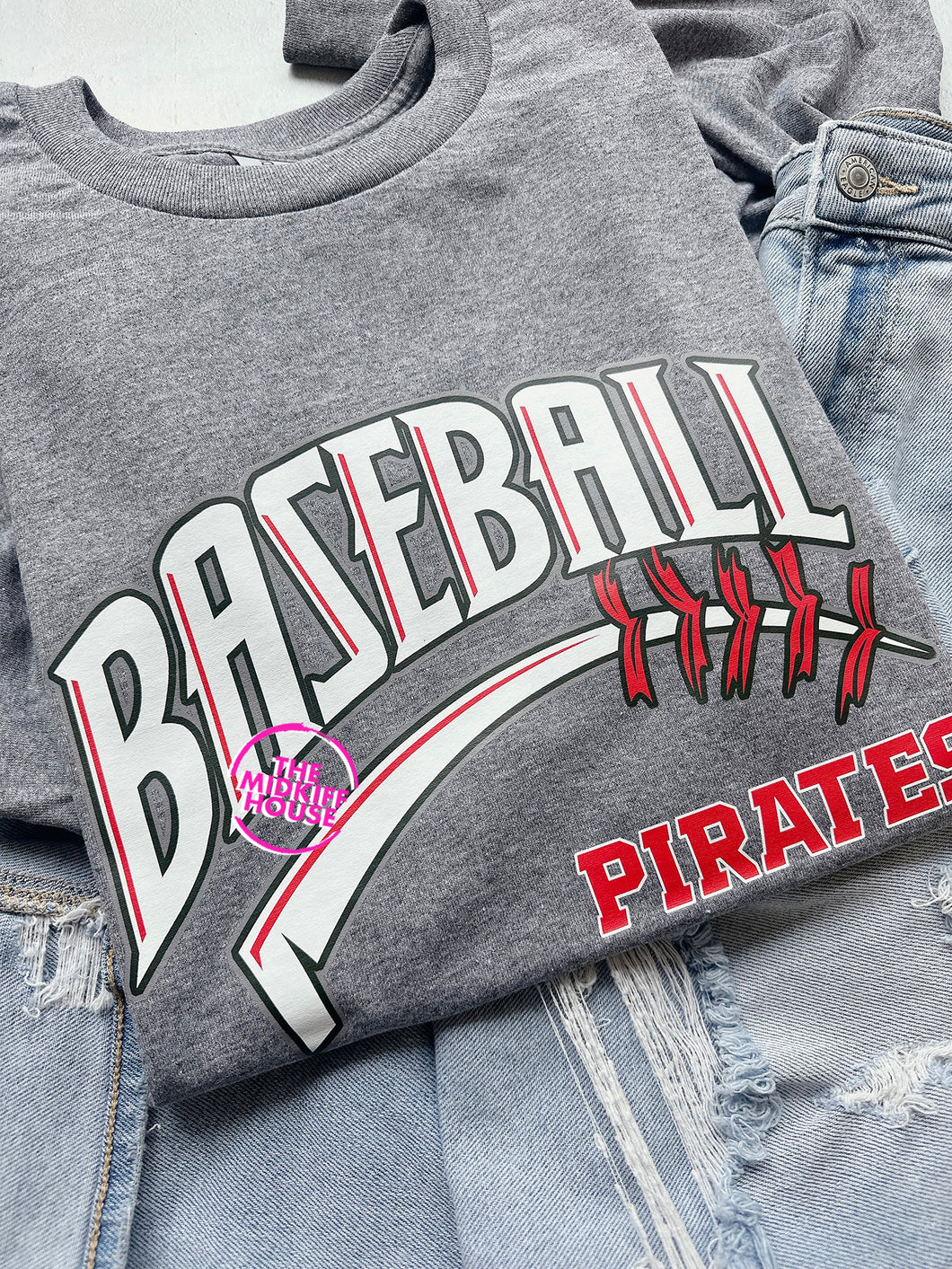 PIRATES BASEBALL STITCHES LONG SLV