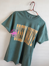 Load image into Gallery viewer, GREEN WAVE GINGHAM VARSITY TEE
