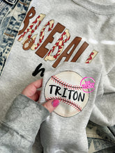 Load image into Gallery viewer, WHIMSY BASEBALL MOM CREWNECK
