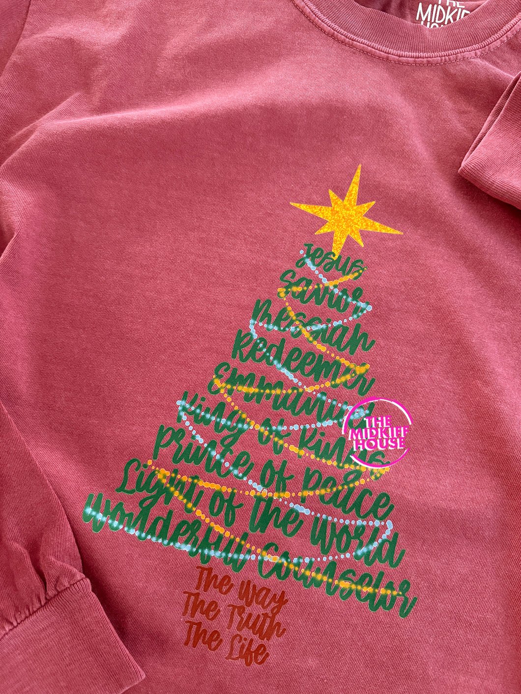 JESUS CHRISTMAS TREE LONG SLV