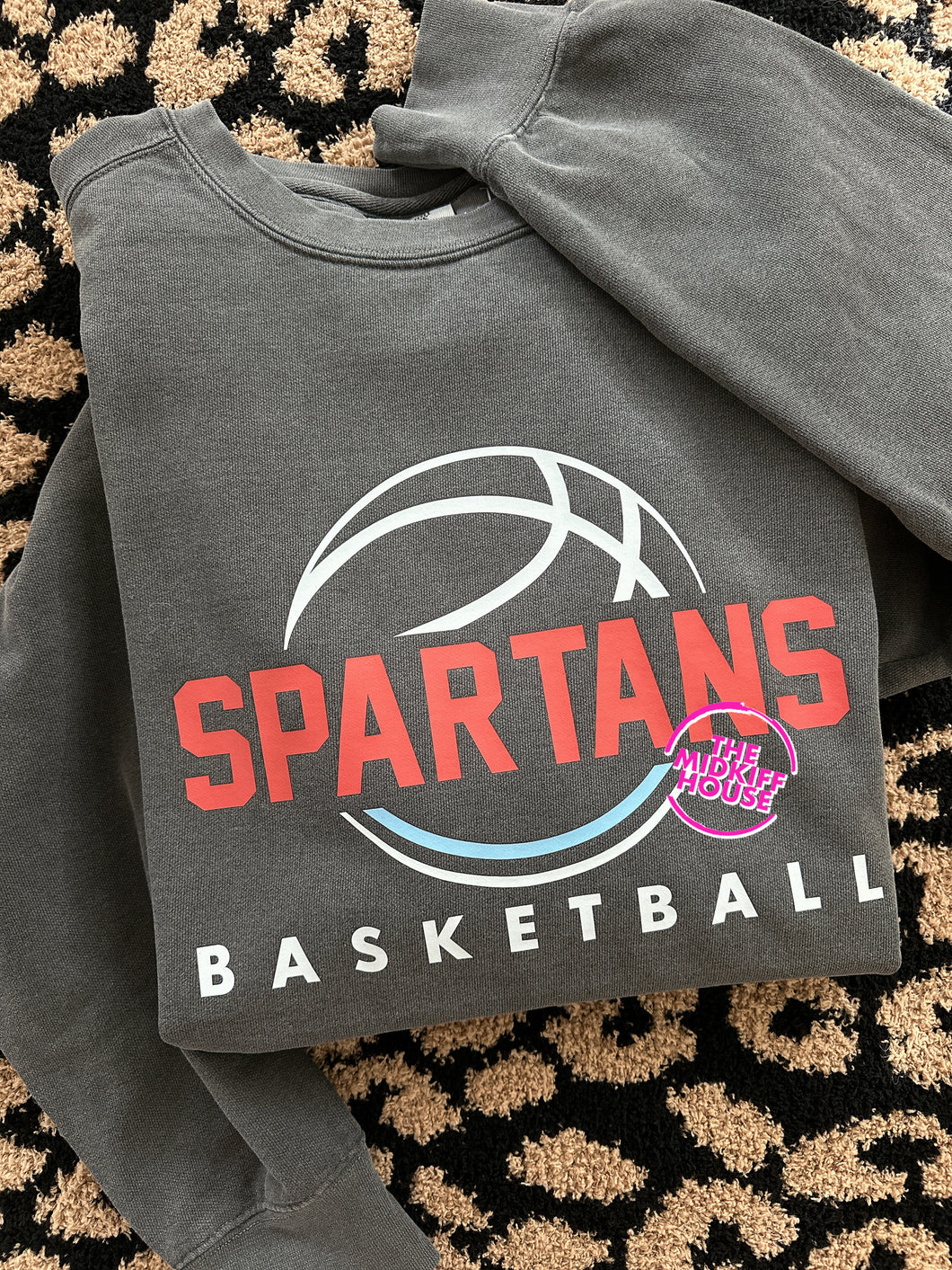 THROWBACK SPARTANS BASKETBALL CREWNECK