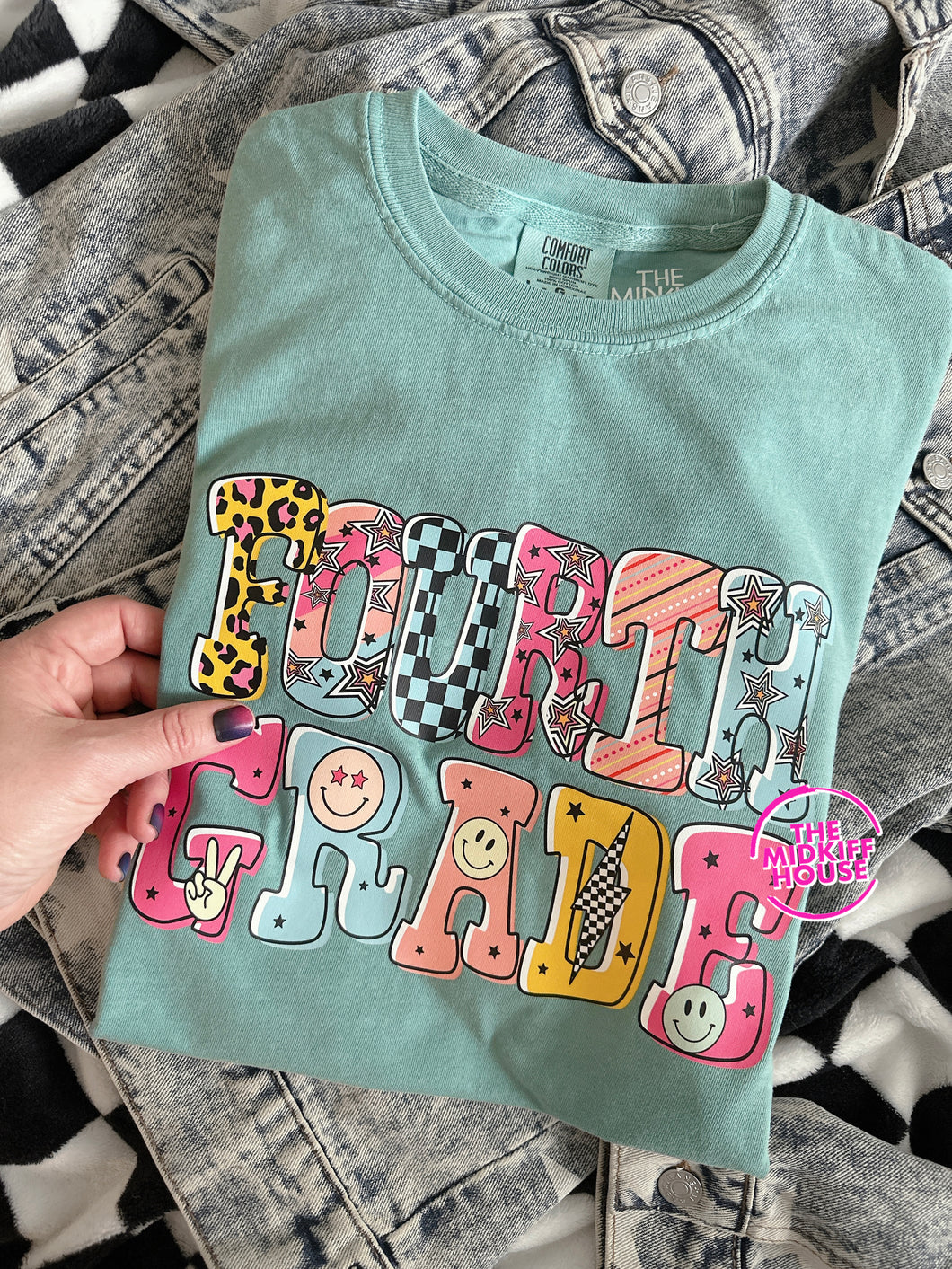 BACK TO SCHOOL FUNKY ALPHA TEE