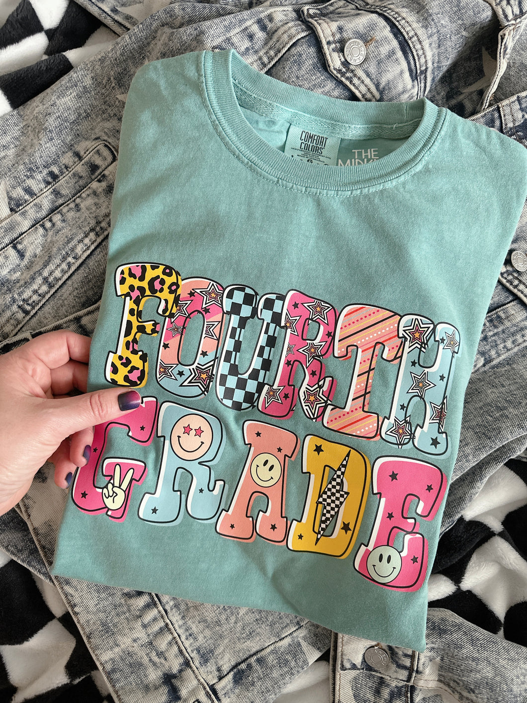 BACK TO SCHOOL FUNKY ALPHA TEE