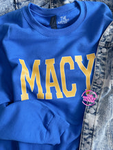 Load image into Gallery viewer, MACY VARSITY CREWNECK
