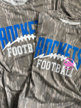 Load image into Gallery viewer, ROCKETS FOOTBALL ARCHED CAMO TEE
