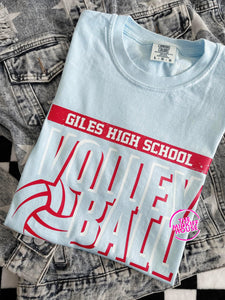 GILES HIGH SCHOOL VOLLEYBALL TEE
