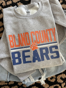 BEARS RETRO BLOCK CREWNECK